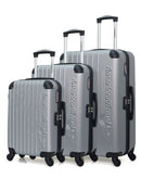 AMERICAN TRAVEL - Set de 3 Valises BUDAPEST