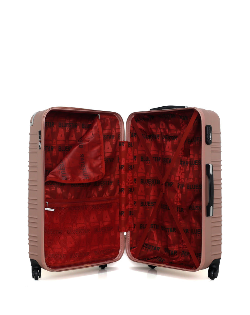 BLUESTAR - Set de 4 Valises LIMA-C 75 cm 4 Roues