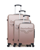 AMERICAN TRAVEL - Set de 3 Valises CHELSEA