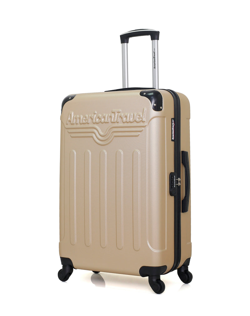 AMERICAN TRAVEL - Set de 3 Valises HARLEM-A 70 cm 4 Roues