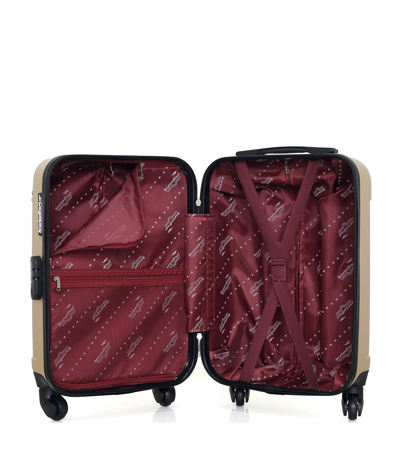 AMERICAN TRAVEL - Valise Cabine XS HARLEM-E 50 cm 4 Roues