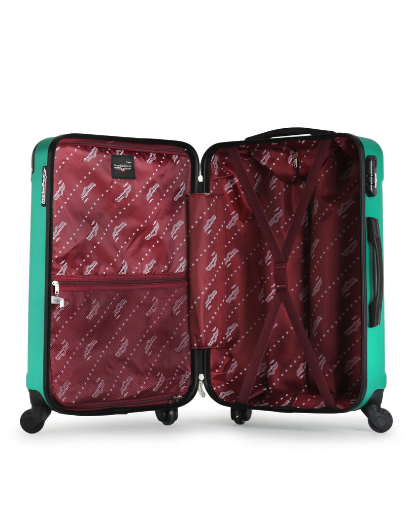 AMERICAN TRAVEL - Set de 3 Valises HARLEM-A 70 cm 4 Roues