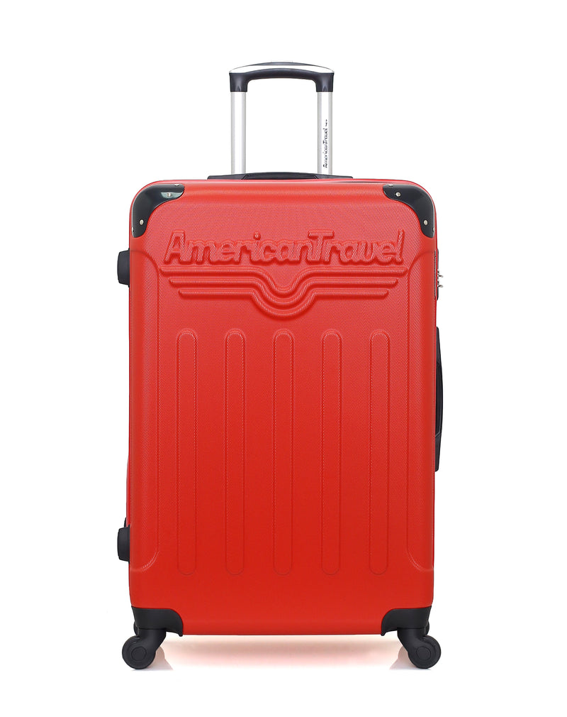 AMERICAN TRAVEL - Set de 3 Valises HARLEM-A 70 cm 4 Roues