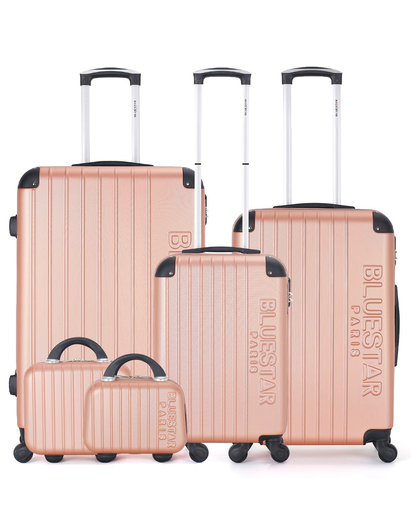 BLUESTAR - Set de 5 Valises BUCAREST-F 75 cm 4 Roues