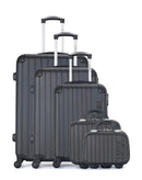BLUESTAR - Set de 5 Valises BUCAREST-F 75 cm 4 Roues