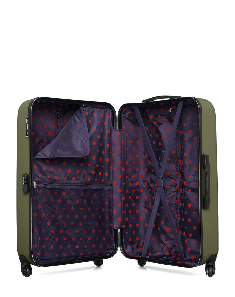 Lot de 3 - Valises grand format, weekend et vanity ELEONOR