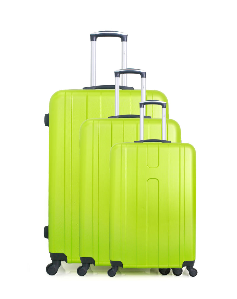 HERO - Set de 3 Valises ATLANTA 75 cm 4 Roues