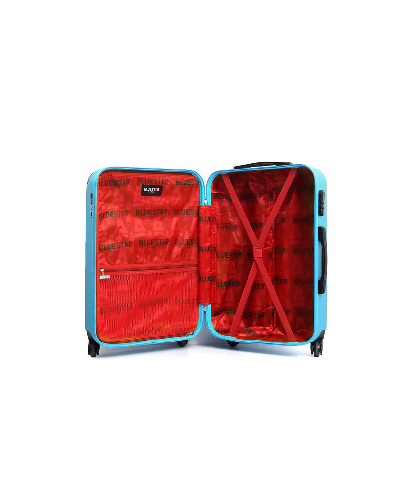 BLUESTAR - Set de 5 Valises BUCAREST-F 75 cm 4 Roues