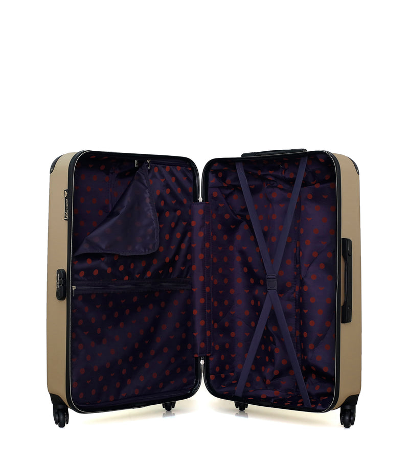LPB LUGGAGE - Set de 4 Valises MARIANNE-M 75 cm 4 Roues