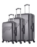 AMERICAN TRAVEL - Set de 3 Valises DETROIT