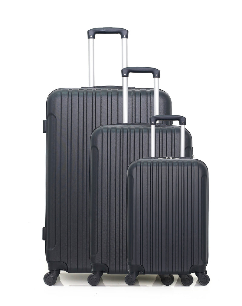 HERO - Set de 3 Valises ALPES 75 cm 4 Roues