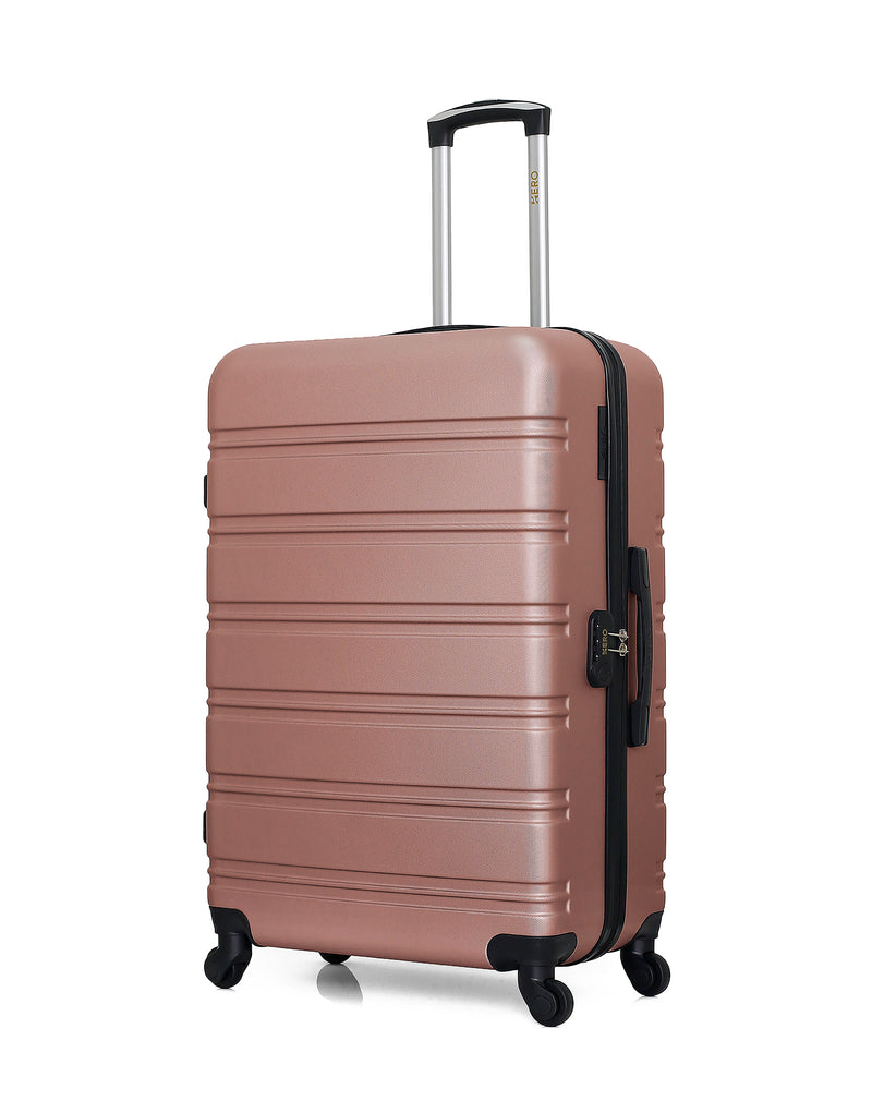 HERO - Lot de 3 - Valise grand format, valise cabine et valise cabine XXS RENOSO
