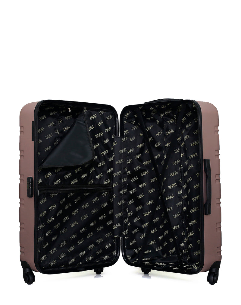 HERO - Lot de 3 - Valise grand format, valise cabine et valise cabine XXS RENOSO