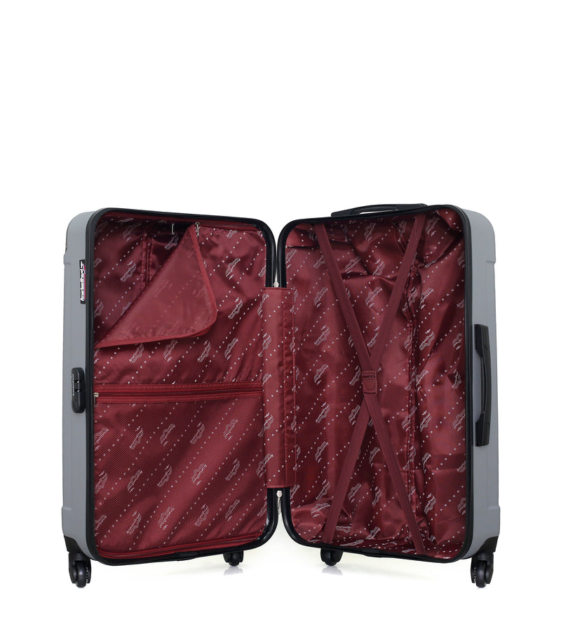 AMERICAN TRAVEL - Set de 3 Valises HARLEM-A 70 cm 4 Roues