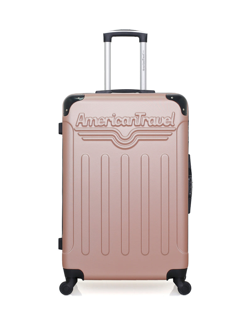 AMERICAN TRAVEL - Set de 3 Valises HARLEM-A 70 cm 4 Roues
