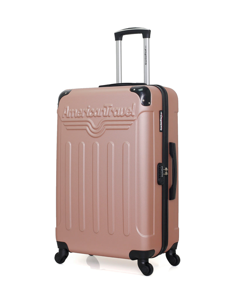 AMERICAN TRAVEL - Set de 3 Valises HARLEM-A 70 cm 4 Roues