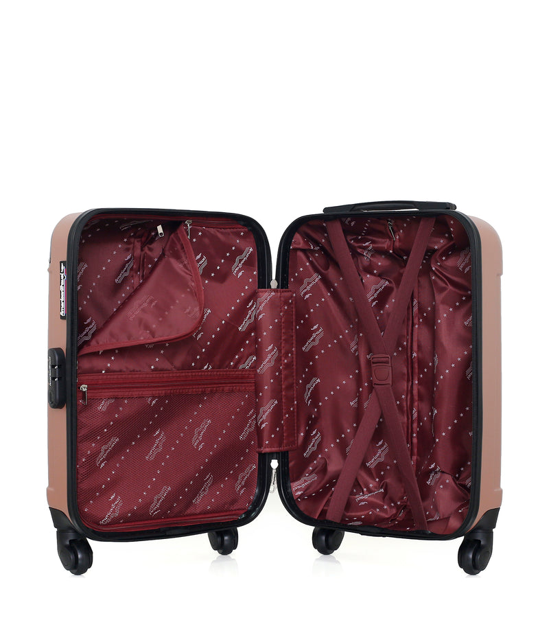 AMERICAN TRAVEL - Valise Cabine XS HARLEM-E 50 cm 4 Roues