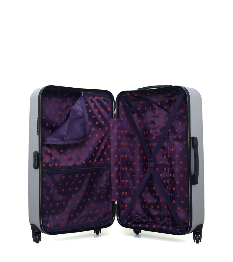 Lot de 3 - Valises grand format, weekend et vanity ELEONOR