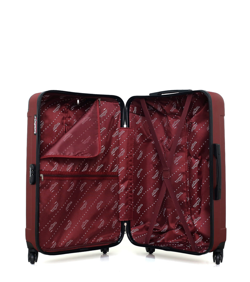 AMERICAN TRAVEL - Set de 3 Valises HARLEM-A 70 cm 4 Roues
