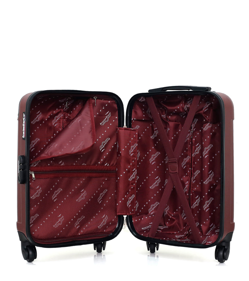 AMERICAN TRAVEL - Valise Cabine XS HARLEM-E 50 cm 4 Roues