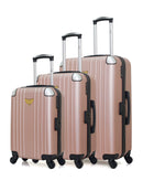 LPB LUGGAGE - Set de 3 Valises AMELIE-A 70 cm 4 Roues