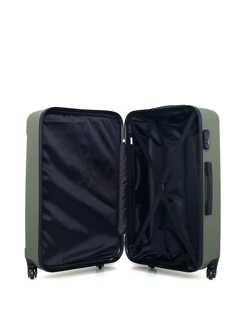 HERO - Set de 3 Valises ALPES 75 cm 4 Roues