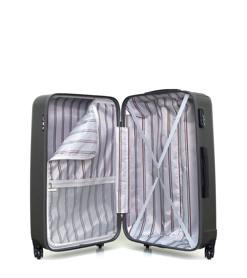 GENTLEMAN FARMER - Valise Grand Format ABS LIAM 4 Roues 75 cm