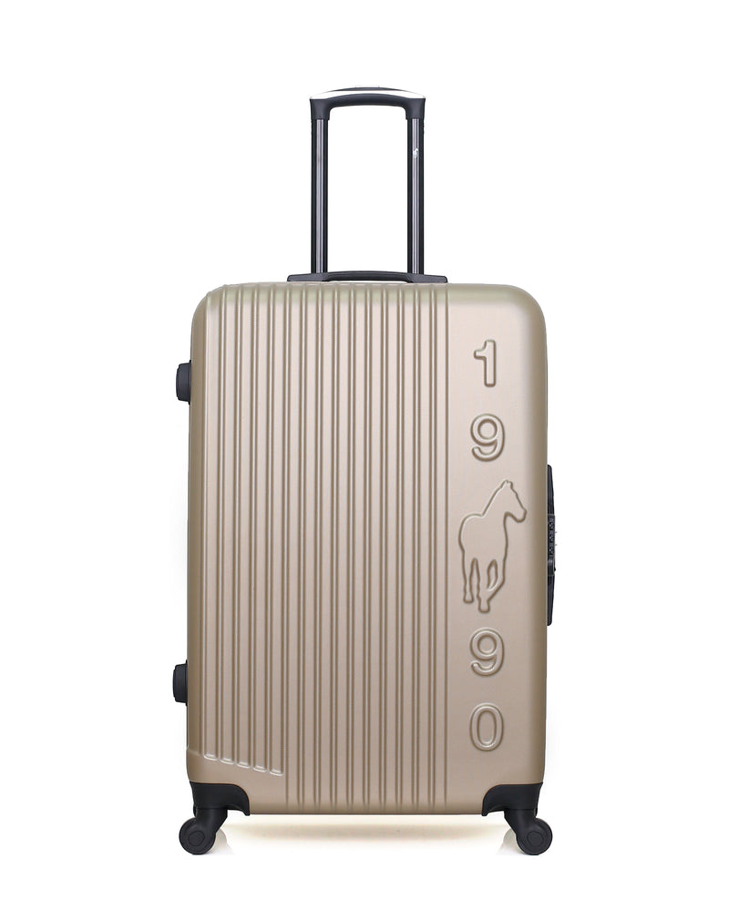 GENTLEMAN FARMER - Valise Grand Format ABS LIAM 4 Roues 75 cm