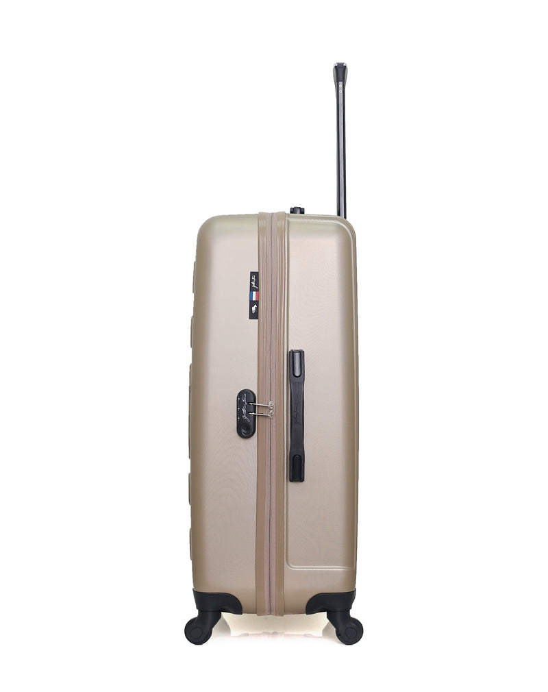 GENTLEMAN FARMER - Valise Grand Format ABS LIAM 4 Roues 75 cm