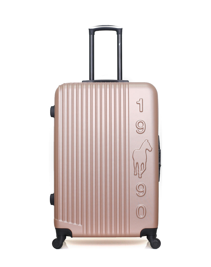 GENTLEMAN FARMER - Valise Grand Format ABS LIAM 4 Roues 75 cm