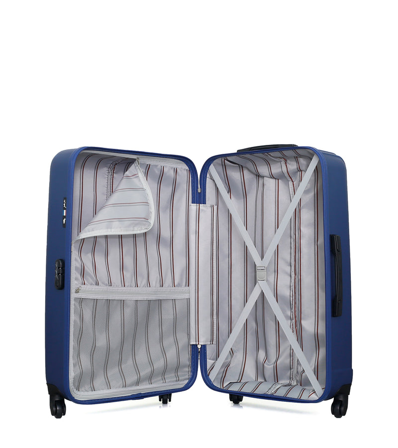 GENTLEMAN FARMER - Valise Grand Format ABS LIAM 4 Roues 75 cm