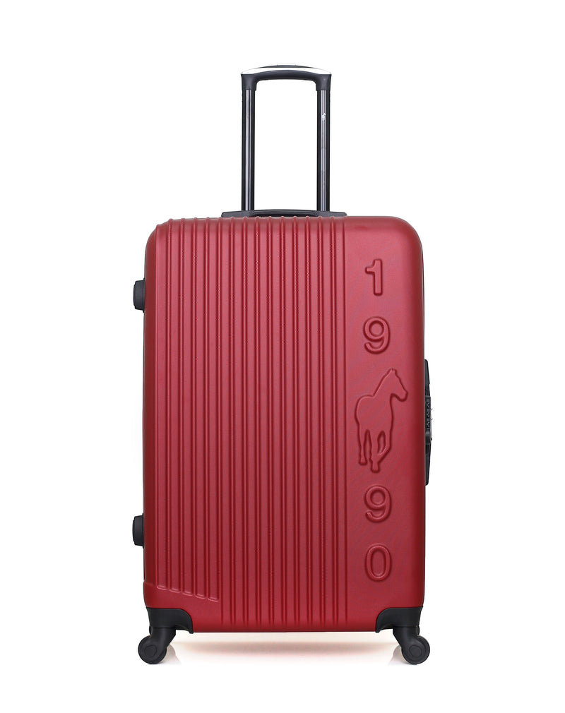 GENTLEMAN FARMER - Valise Grand Format ABS LIAM 4 Roues 75 cm