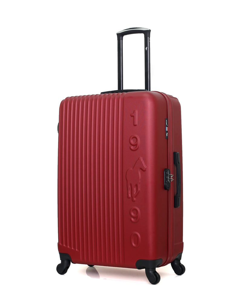 GENTLEMAN FARMER - Valise Grand Format ABS LIAM 4 Roues 75 cm