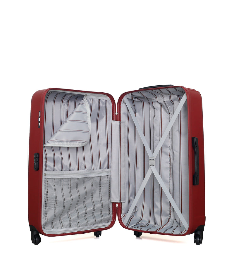 GENTLEMAN FARMER - Valise Grand Format ABS LIAM 4 Roues 75 cm
