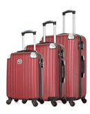 LPB LUGGAGE - Set de 3 Valises AMELIE-A 70 cm 4 Roues