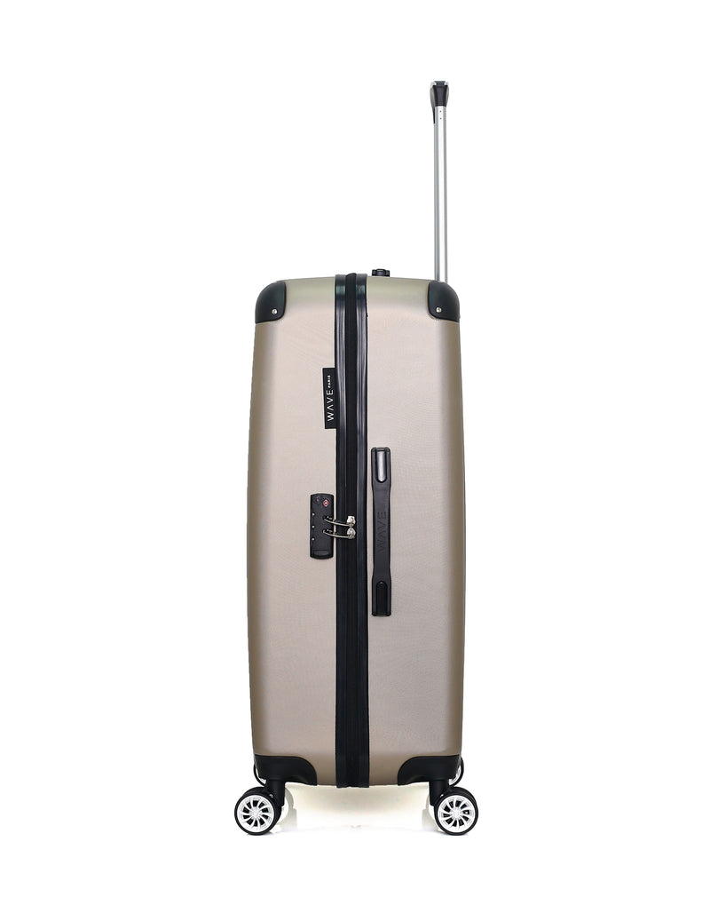WAVE PARIS - Set de 3 Valises TAGE 75 cm 4 Roues