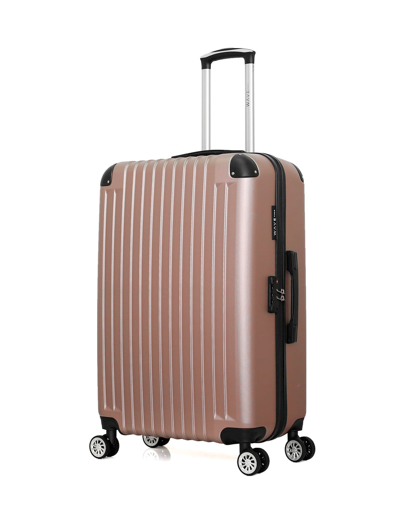 WAVE PARIS - Set de 3 Valises TAGE 75 cm 4 Roues