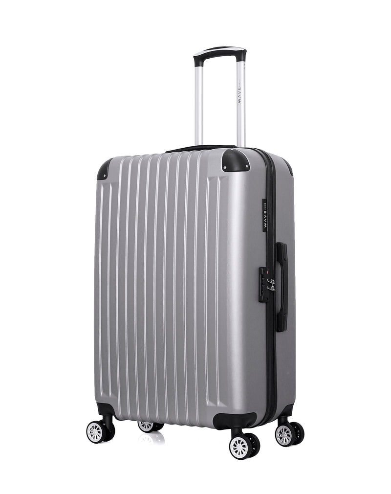 WAVE PARIS - Set de 3 Valises TAGE 75 cm 4 Roues