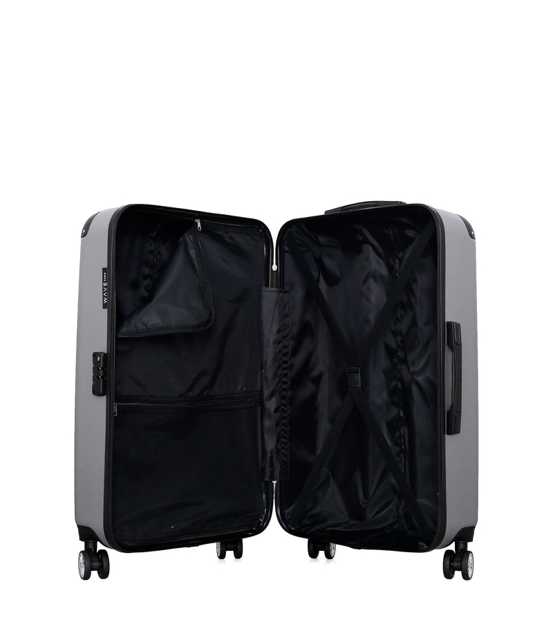 WAVE PARIS - Set de 3 Valises TAGE 75 cm 4 Roues