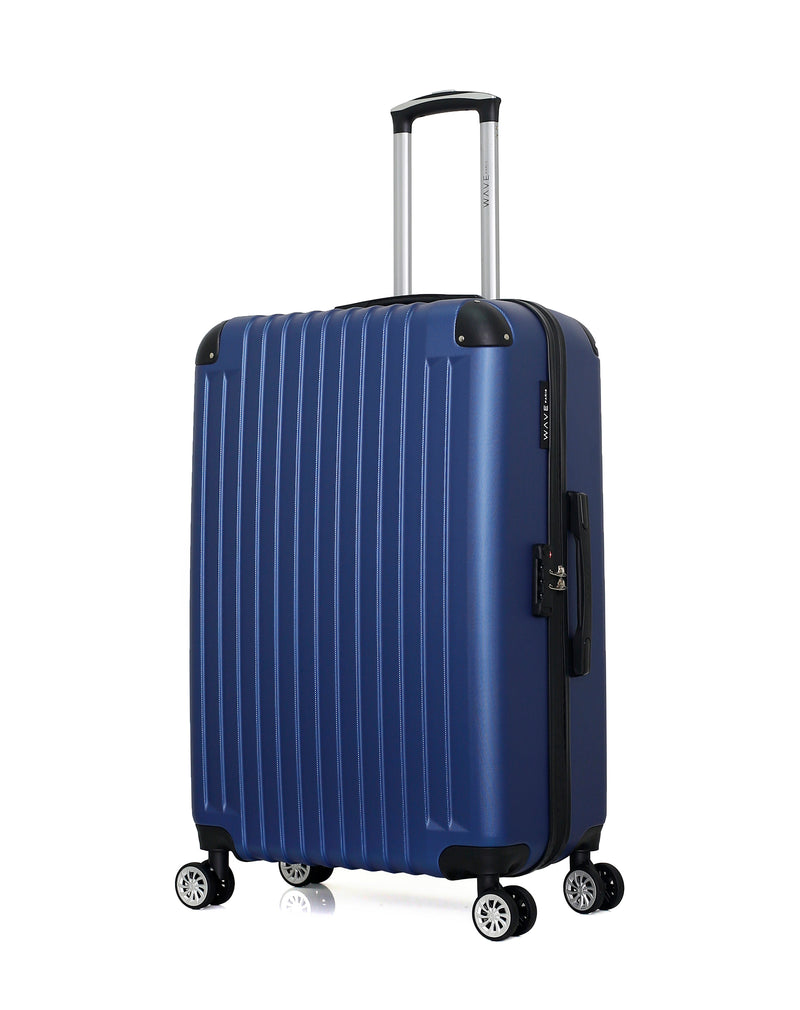 WAVE PARIS - Set de 3 Valises TAGE 75 cm 4 Roues