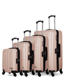 AMERICAN TRAVEL - Set de 4 Valises BRONX-M