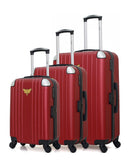 LPB LUGGAGE - Set de 3 Valises AMELIE-A 70 cm 4 Roues