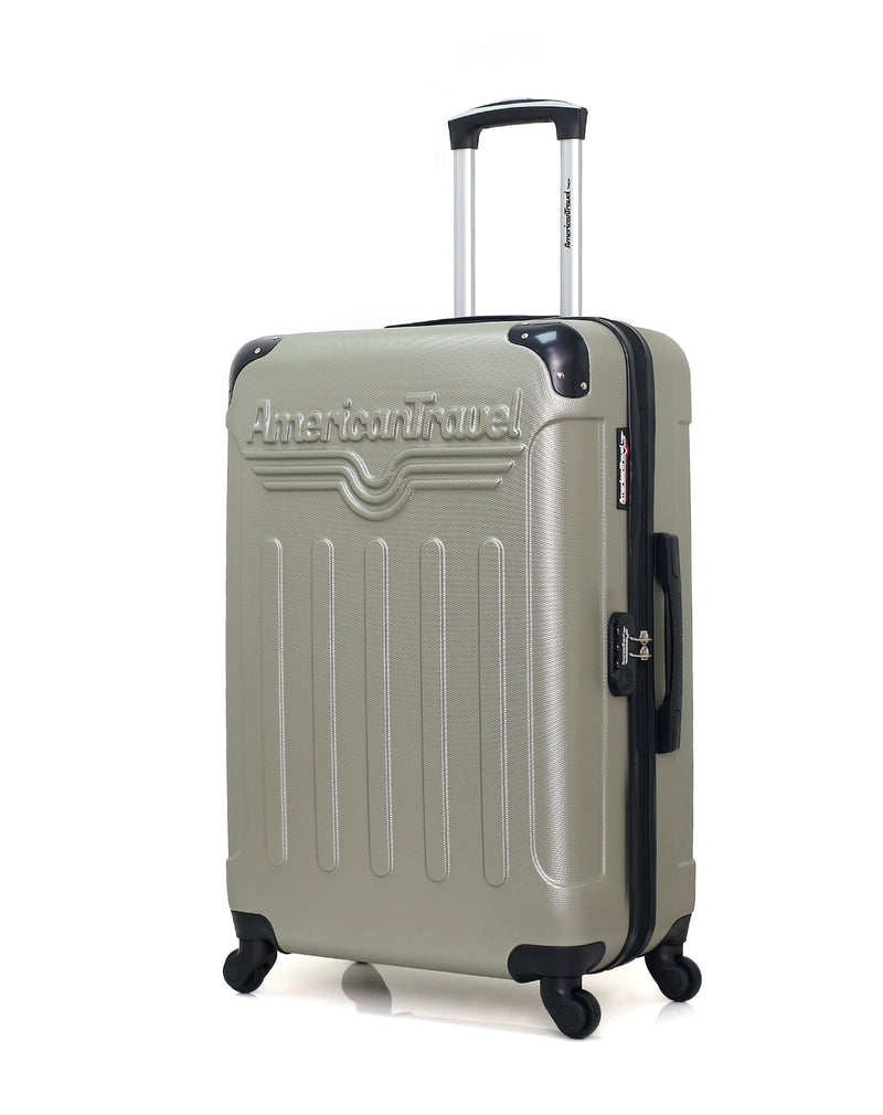 AMERICAN TRAVEL - Set de 3 Valises HARLEM-A 70 cm 4 Roues