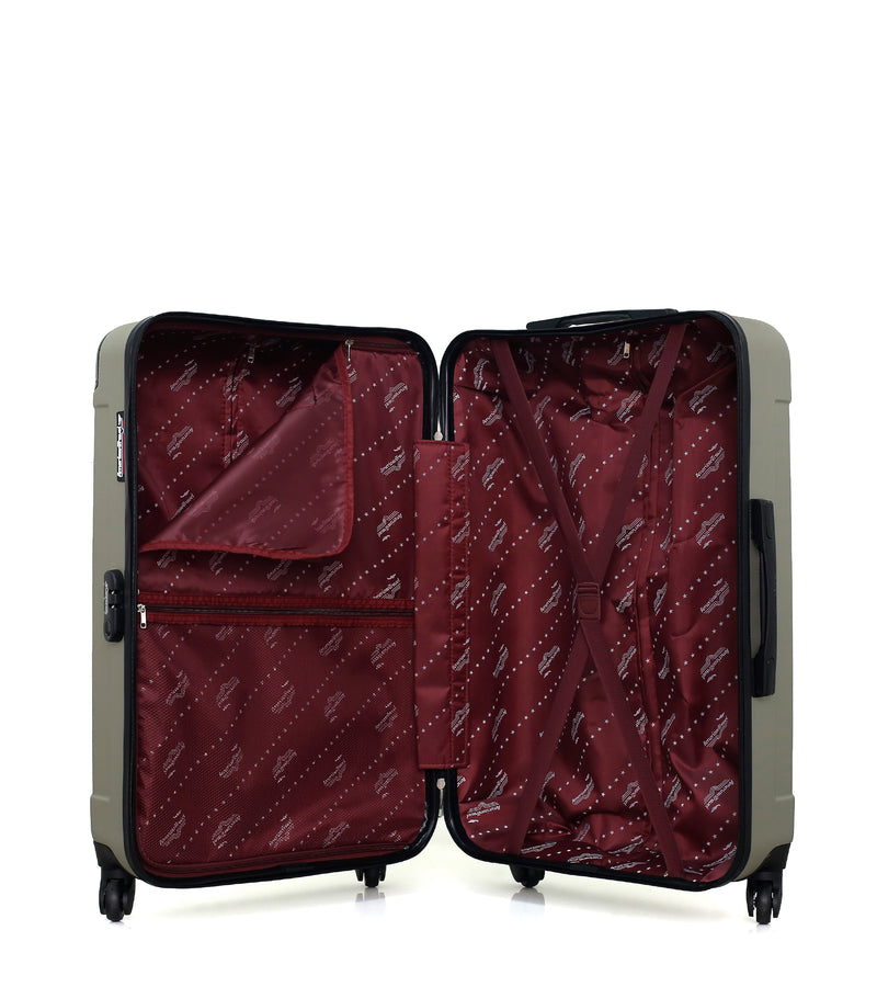 AMERICAN TRAVEL - Set de 3 Valises HARLEM-A 70 cm 4 Roues