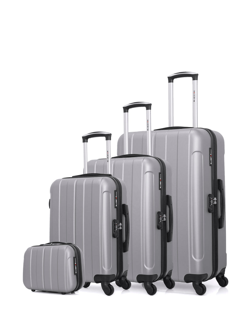 BLUESTAR - Set de 4 Valises NAPOLI-C 75 cm 4 Roues