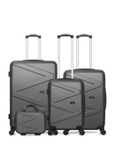 WAVE PARIS - Set de 4 Valises AMAZONE-C