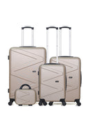 WAVE PARIS - Set de 4 Valises AMAZONE-C