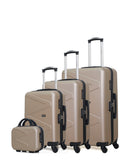 WAVE PARIS - Set de 4 Valises AMAZONE-C