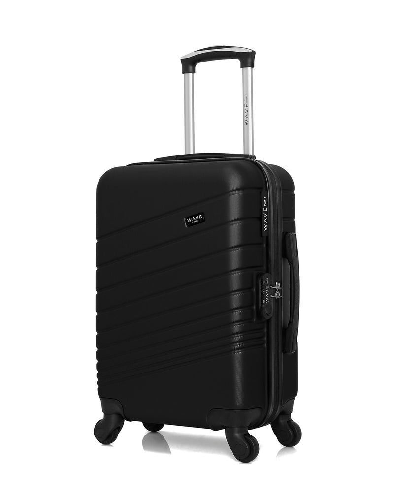 WAVE PARIS - Valise Cabine ABS TIGRE 4 Roues 55 cm