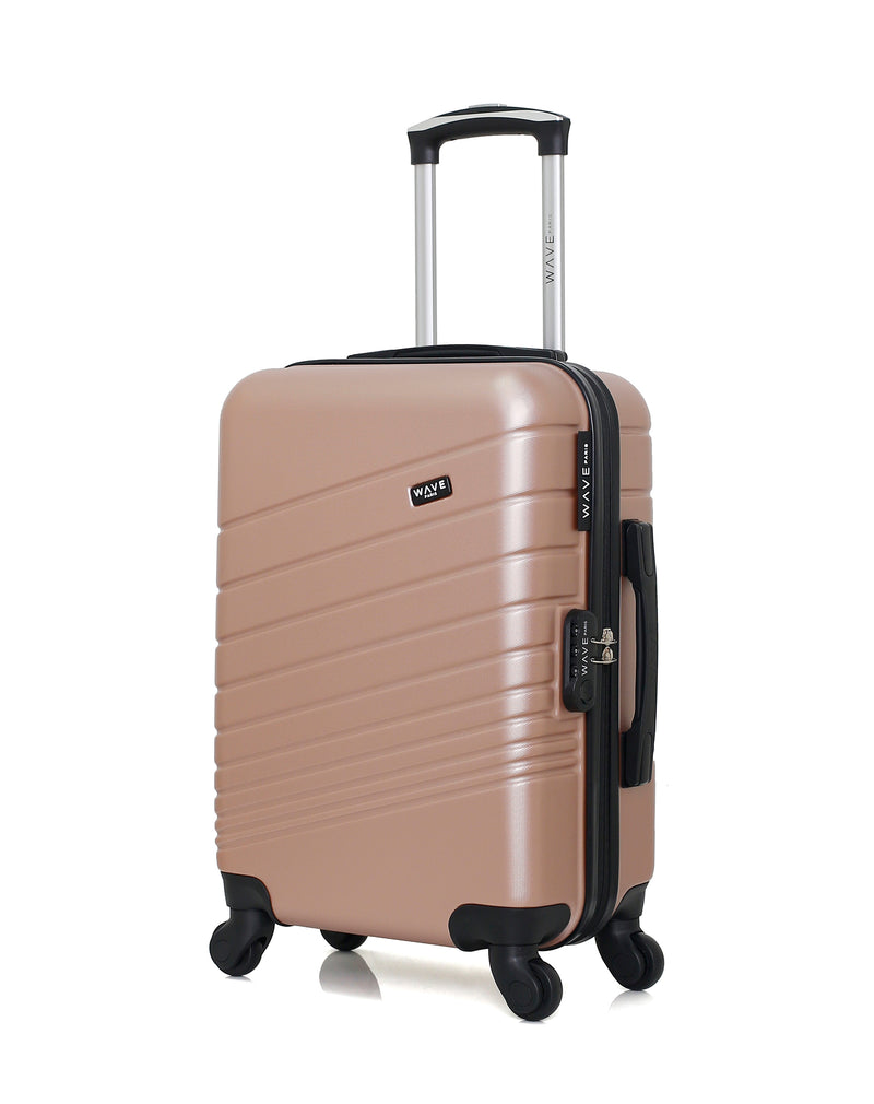 WAVE PARIS - Valise Cabine ABS TIGRE 4 Roues 55 cm